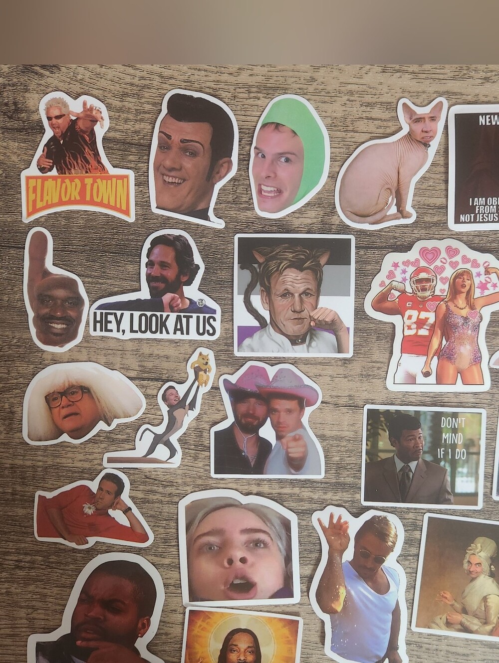 Sticker Pack - Assorted Photo & Character Stickers #36